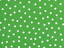 Réf.TO59 / PAPIER KRAFT BLANC / Pois fond vert / 70 x 50 cm / 2 disponibles /  0,5O €