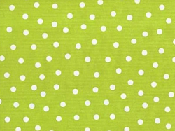 Réf.TO56 / PAPIER KRAFT BLANC / Pois fond vert anis / 70 x 50 cm / 2 disponibles / 1,50 €