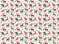 Réf.TO22 / 70 x 50 cm / Animaux, rennes / 6 feuilles disponibles /  1,80 €