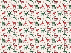 Réf.TO22 / 70 x 50 cm / Animaux, rennes / 6 feuilles disponibles /  1,00 €