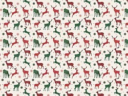 Réf.TO22 / 70 x 50 cm / Animaux, rennes / 2 feuilles disponibles /  0,50 €