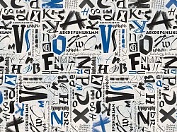 Réf.TO18 / 70 x 50 cm / Lettres , Alphabet / 3 disponibles /  1,00 €