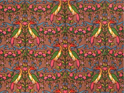 Réf.TO13 / Oiseaux ( détail A4 ) / 70 x 50 cm / 2 disponibles / 2,50 €