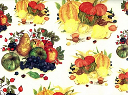 Réf.TOO4 / Fruits & potirons / 70 x 50 cm / 5 disponibles / 0,50 €