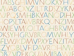 Réf.TOO5 / 50 x 70 cm / Alphabet / 6 disponibles /  0,50 €