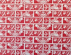 Réf.VAR75 / VARESE 120 gr / 50 x 69 CM / ROUGE / 2 disponibles / 3,50 €