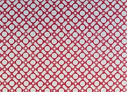 Réf.VAR84 / VARESE 120 gr / 50 x 69 CM / ROUGE / 2 disponibles /  2,00 €
