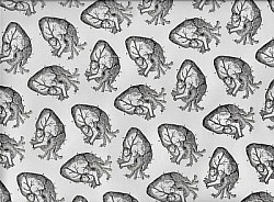 LIQUIDATION DU STOCK / Réf.SUPA / COEURS  / 70 x 50 cm / IVOIRE / 7 disponibles / PRIX :  1,00 €