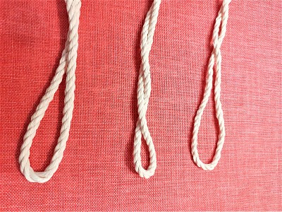 Corde coton toronné Fil bio écru