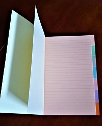 CAHIER à ONGLETS