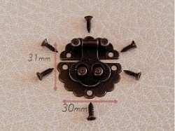 LIQUIDATION DU STOCK / Réf.CTC / Fermoir rond / Bronze / 8 disponibles / 2,00 €