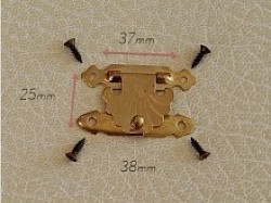 Réf.CT1 / Fermoir carré fin / Laitonné / 7 disponibles / 3,00 €
