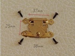 LIQUIDATION DU STOCK / Réf.CT1 / Fermoir carré fin / Laitonné / 6 disponibles / 1,00 €