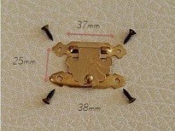 LIQUIDATION DU STOCK / Réf.CT1 / Fermoir carré fin / Laitonné / 5 disponibles / 1,00 €