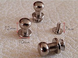 LIQUIDATION DU STOCK / Réf.CX3 / Poignée à Col / Nickelé / 6 disponibles / 1,00 €