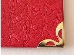 LIQUIDATION DU STOCK / Réf.COIN5 / LOT 4 Coins / Métal doré / 17 x 17 mm x 4 mm / 7 disponibles / 1,00 €