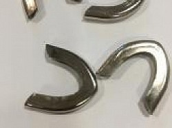 Réf.CFP24 / Embouts x 2 / Nickel / 4 lots disponibles / 1,00 €