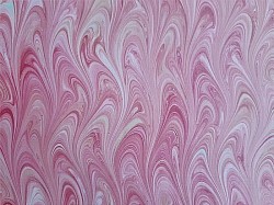 Réf.2905 / Marbré à la Cuve sur Ingres Vergé / 65 x 50 cm / 9 disponibles /  4,50 €