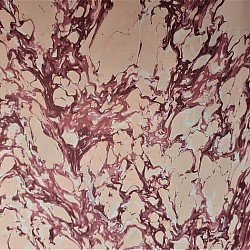 *Réf.3015 / Marbré à la Cuve sur Ingres Vergé / 65 x 50 cm / 9 disponibles /  4,50 €