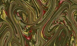 °Réf.13018 / Marbré à la Cuve sur Ingres Vergé / 65 x 50 cm / X / 5 disponibles /  4,50 €