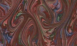 Réf.13065 / Marbré à la Cuve sur Ingres Vergé / 65 x 50 cm  / 11 disponibles / 2,60 €