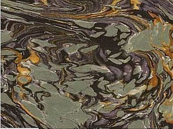 Réf.2106 / Marbré à la Cuve sur Ingres Vergé / 65 x 50 cm / 9 disponibles / 2,60 €