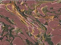 Réf.2109 / Marbré à la Cuve sur Ingres Vergé / 65 x 50 cm / 10 disponibles /  2,60 €