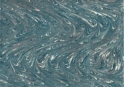 °Réf.2400 / Marbré à la Cuve sur Ingres Vergé / 65 x 50 cm  / 11 disponibles /  4,50 €
