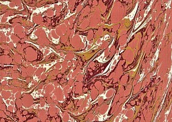 Réf.12165 / Marbré à la Cuve sur Ingres Vergé / 65 x 50 cm / 12 disponibles / 2,60 €