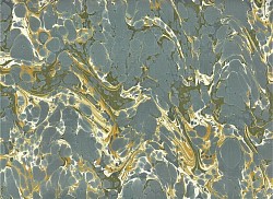 Réf. 12168 / Marbré à la Cuve sur Ingres Vergé / 65 x 50 cm  1 disponible
