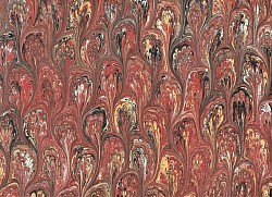 Réf.2201 / Marbré à la Cuve sur Ingres Vergé / 65 x 50 cm / X  / 16 disponibles /  4,50 €
