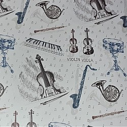 Réf.TO63 / Instruments de musique / 2 disponibles / 70 x 50 cm / 2,80 €