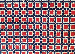 Réf.VAR18 / VARESE 120 gr / 50 x 69 CM / ROUGE & BLEU / 2 disponibles /  2,00 €