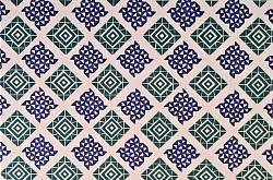 Ref. VAR 20 / VARESE 120 gr / 50 x 69 CM / BLEU & VERT / 5 disponibles / 3,50 €