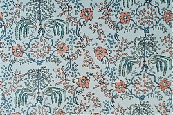 Réf.VAR40 / VARESE 120 gr / 50 x 69 CM / VERT & ORANGE / 4 disponibles /  2,00 €