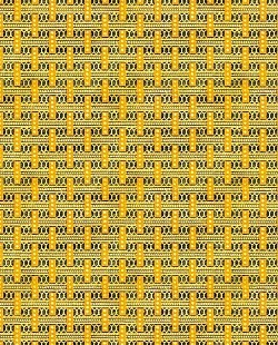 Réf.PO17 / 70 x 50 cm /  Graphisme / Jaune & Noir / 9 disponibles /  1,00 €