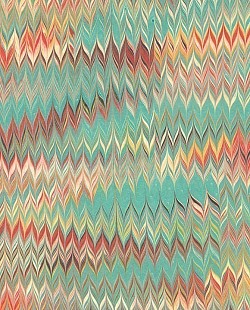 Réf.PO20 / 70 x 50 cm /  Marbré / ZIG-ZAG  / 9 disponibles /  3,60 €