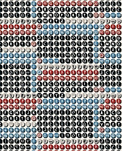 Réf.PO23 / 70 x 50 cm / Imprimerie / Claviers  Monotypes / 10 disponibles /  1,00 €