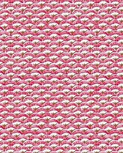 Réf.PO28 / 70 x 50 cm /  Palmettes / Rose & Or  / 10 disponibles /  1,00 €