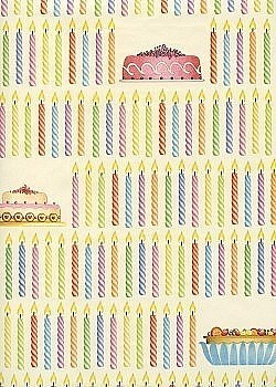 Réf.TO21 / Bougies d' anniversaire / 70 x 50 cm / 2 disponibles / 1,80 €