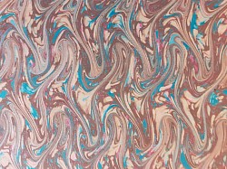 Réf. 7000 / Marbré à la Cuve sur Ingres Vergé / 50 x 33,5 cm  / 1 disponible / 2,60 €