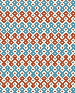 Réf.PO45 / GRAPHISME BLEU ET ROUGE / 70 x 50 cm / 10 disponibles / 3,80 €