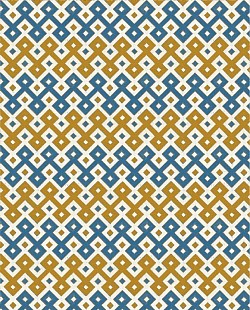 Réf.PO46 / GRAPHISME JAUNE ET BLEU / 70 x 50 cm / 10 disponibles / 3,80 €