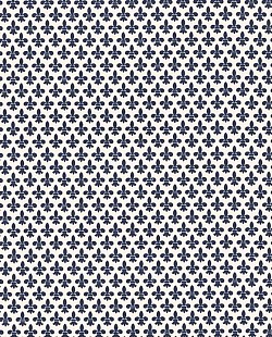 Réf.PO47 / FLEURS DE LYS BLEU  / 70 x 50 cm / 10 disponibles / 1,00 €