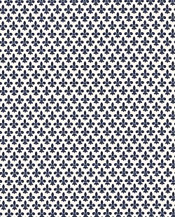 Réf.PO47 / FLEURS DE LYS BLEU  / 70 x 50 cm / 9 disponibles / 1,00 €