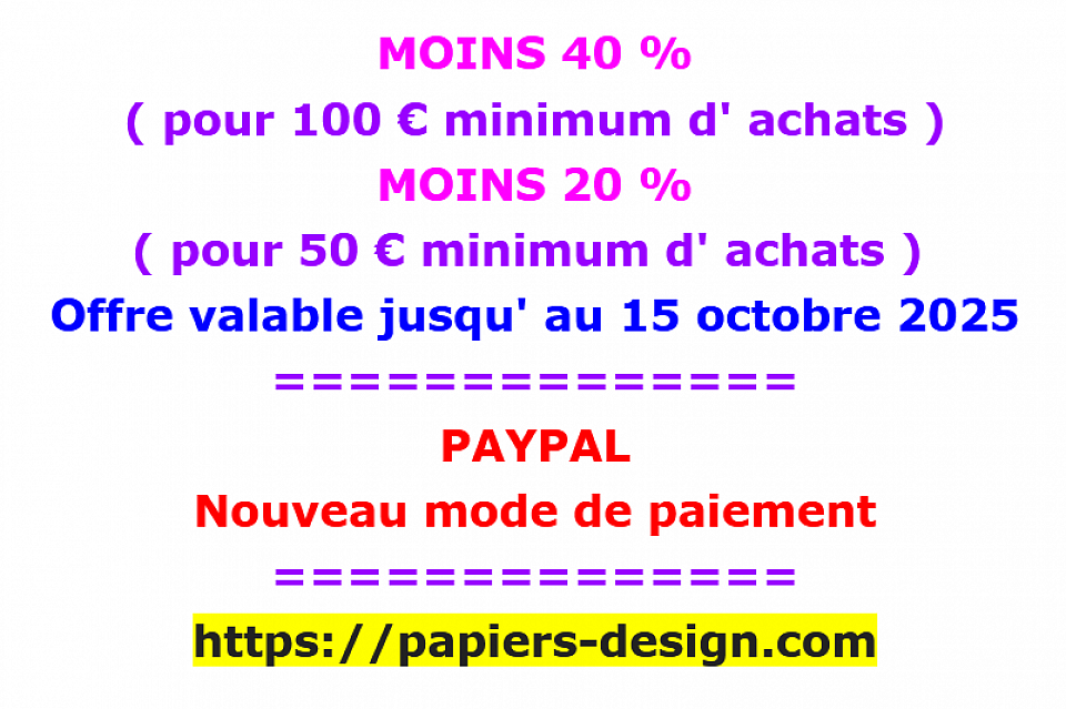 OFFRE SPECIALE TEMPORAIRE