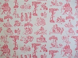 Réf.PO15 / 67 x 49 cm / Rouge sur blanc  / 10 disponibles /  1,00 €