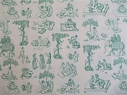 Réf.PO41 / 67 x 49 cm /  EROTIK / Vert sur blanc  / 15 disponibles /  1,80 €