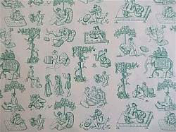 Réf.PO41 / 67 x 49 cm /  EROTIK / Vert sur blanc  / 15 disponibles /  0,50 €