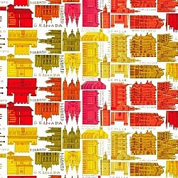 Réf.PO65 / 70 x 50 cm / VINTAGE VILLES ESPAGNE / 4 disponibles / 0,50 €